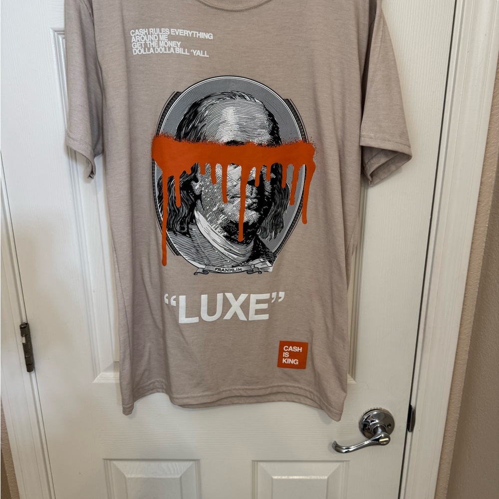 Beige Graphic T-Shirt